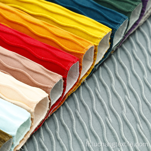 Tissu en cuir léopard pour faire des canapés